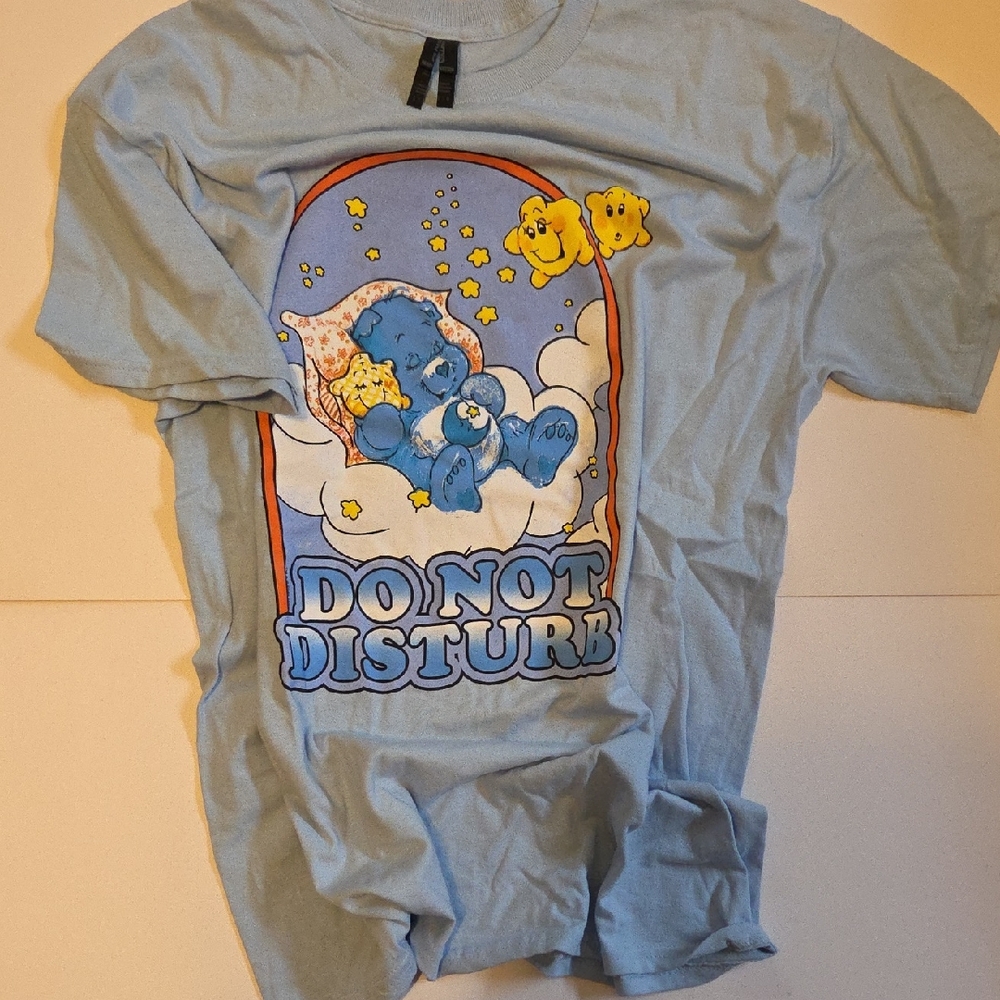 Blue Graphic Care Bear PJ Shirt